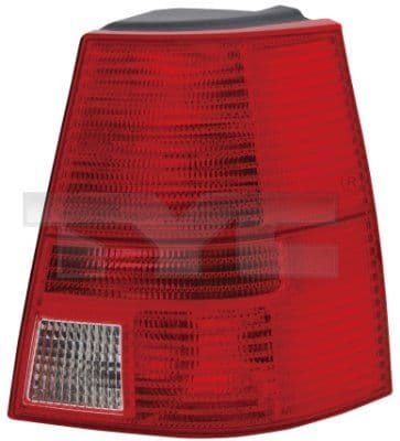 Achterlicht Rechts (kleur indicator red, kleur van het glas red) past: VW BORA, GOLF IV Stationwagon 08.97-06.06