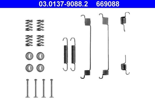 Accessory Kit, brake shoes