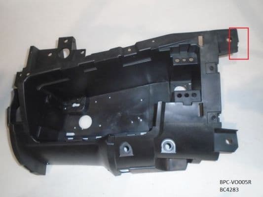 Bumper element (behuizing koplamp) Voor Rechts past: VOLVO FH, FH12, FH16 08.93-