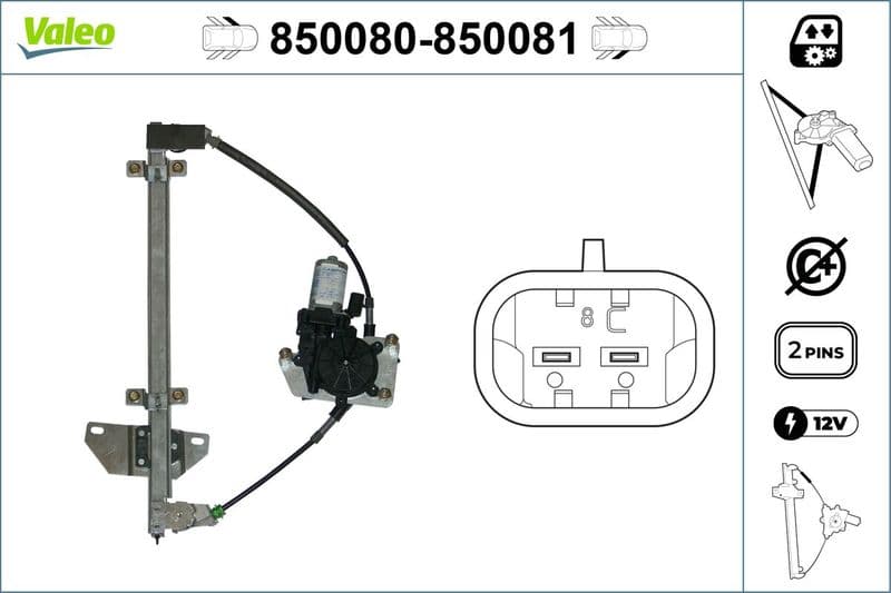 Radiatorventilator (met huisvesting) past: FORD C-MAX II, FOCUS III, GRAND C-MAX, KUGA II, TOURNEO CONNECT V408 NADWOZIE WIELKO, TRANSIT CONNECT, TRANSIT CONNECT V408 1.0/1.5D 02.12-