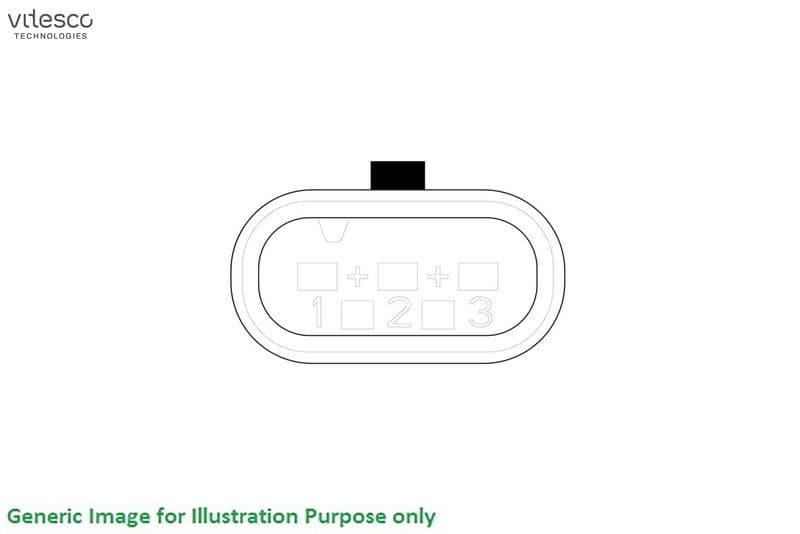 Luchtstroommeter (3 pin, in huisvesting) past: AUDI A3, A3 ALLSTREET, Q2, Q3  CUPRA LEON, LEON SPORTSTOURER  SEAT ATECA, LEON, LEON SPORTSTOURER, TARRACO  SKODA KAROQ, KODIAQ I 1.0-2.0D 08.14-