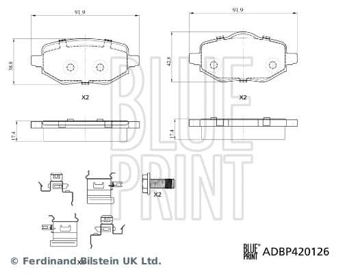 Brake Pad Set, disc brake