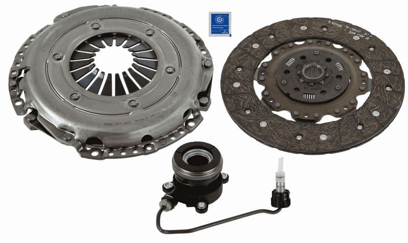 Koppelingskit (240mm) past: OPEL ASTRA H, ASTRA H GTC, SIGNUM, VECTRA C, VECTRA C GTS, ZAFIRA B 1.9D 04.04-04.15