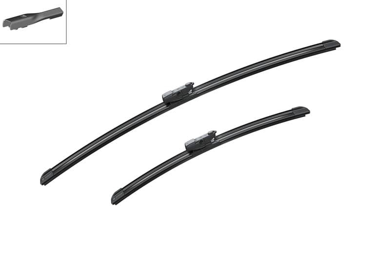 Wisserblad voegloos Voor met spoiler (2pcs) A138S Aerotwin 600/400mm past: SKODA FABIA III, FABIA III PRAKTIK 08.14-12.22