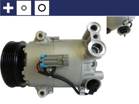 Airconditioning compressor past: OPEL ASTRA J, ASTRA J GTC, MERIVA B 1.3D/1.7D 09.09-01.17