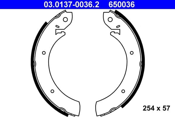 Brake shoe set