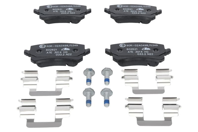 Remblokken set Achter (voor geventileerde schijven), past: SKODA OCTAVIA III  VW CC B7, GOLF V, GOLF VI, PASSAT ALLTRACK B7, PASSAT B6, PASSAT B7 1.0-Electric 03.05-12.20