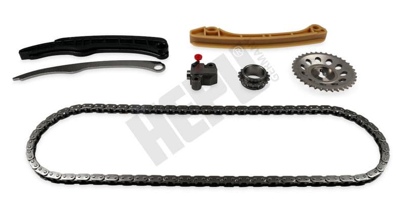 Timingset (ketting + tandwiel) past: MITSUBISHI COLT CZC VI, COLT VI, LANCER VIII 1.1-1.5LPG 06.04-