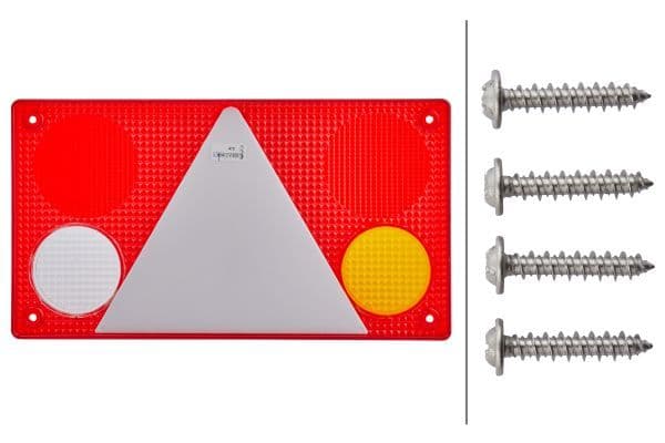 Lampenkap, achter Links