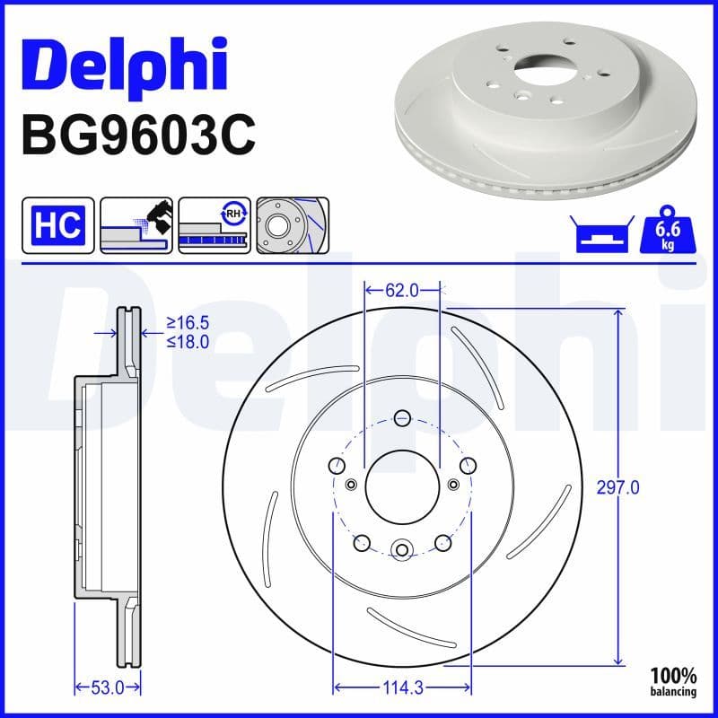 Brake disc Achter Rechts past: TOYOTA YARIS 1.6 02.20-