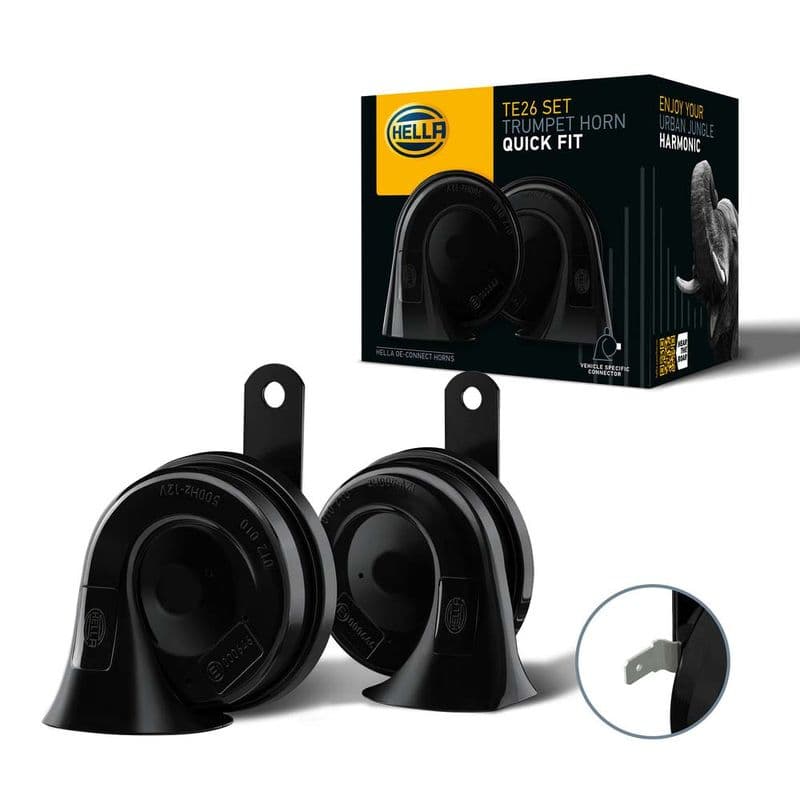 Hoorn (400-500Hz 110dB 12V) past: MAZDA 121 III, 2, 3, 323 F VI, 323 P V, 323 S V, 323 S VI, 5, 6, 626 V, B-SERIE, BT-50, BT-50 II, CX-3, CX-30, CX-5, CX-7, CX-9, DEMIO, E, MPV I, MPV II 02.95-