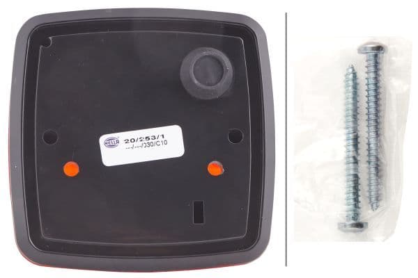 Achterlicht Links/Rechts (C5W/P21W, 12/24V, red, met stoplicht, parkeerlicht) past: JOHN DEERE 6910