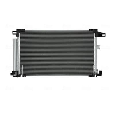 A/C condensator (met droger, (EN) additional fitting elements) past: MAZDA 2  TOYOTA YARIS, YARIS CROSS 1.5H 02.20-
