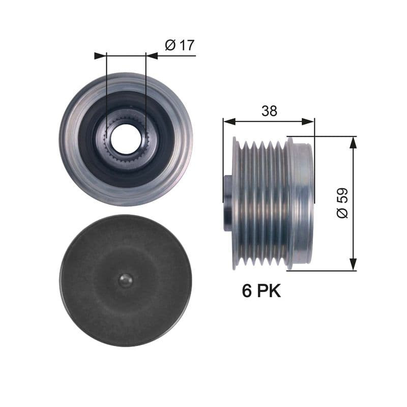 Alternator pulley