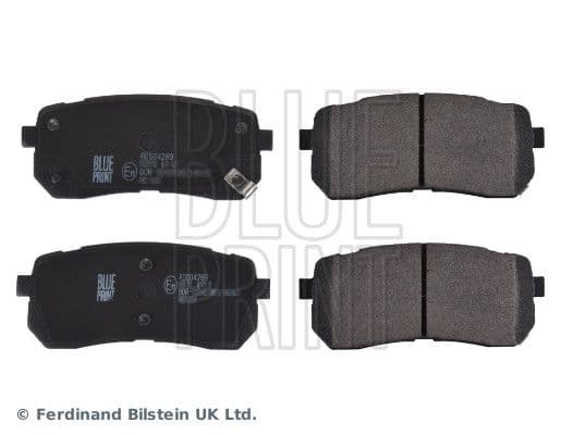 Remblokken set Achter , past: HYUNDAI H-1 CARGO, H-1 TRAVEL, IX55  KIA CARNIVAL II, CARNIVAL III, SORENTO III  MAZDA CX-30 2.0D-3.8 10.01-