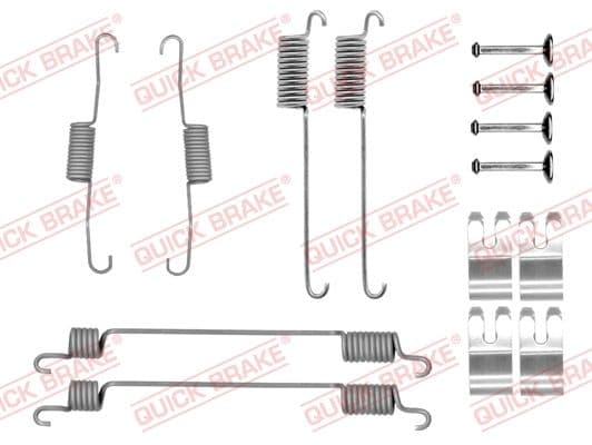 Accessory Kit, brake shoes