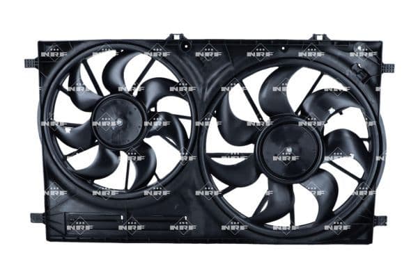 Radiatorventilator (met huisvesting) past: FORD TOURNEO CUSTOM V362, TRANSIT, TRANSIT CUSTOM V362, TRANSIT V363 1.0H-2.2D 10.11-