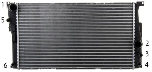 Motorradiator past: BMW 3 (F30, F80) 3.0H 07.12-06.15