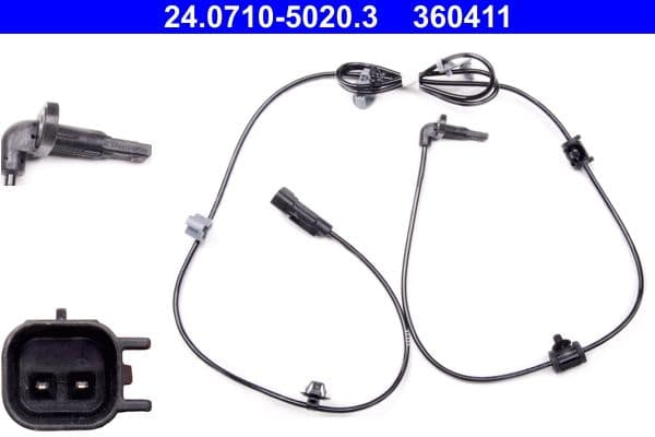 ABS-sensor Achter Rechts past: OPEL INSIGNIA A, INSIGNIA A COUNTRY 1.4-2.8 07.08-03.17
