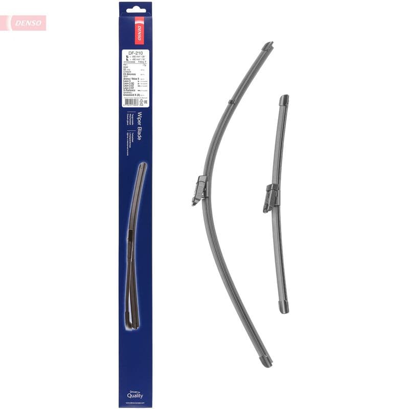 Wisserblad voegloos Voor 650/400mm past: BMW X1 (F48), X1 (U11)  CITROEN C3 AIRCROSS I, C3 AIRCROSS II  SEAT ARONA, IBIZA V, LEON, LEON SC, LEON ST 09.12-