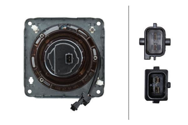 Koplamp Rechts (H1/W5W) past: IRISBUS AXER, EVADYS 09.03-