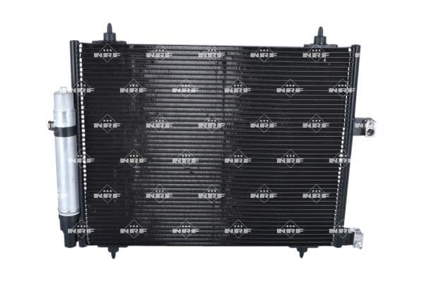 A/C condensator (met droger) past: CITROEN C8, JUMPY II  FIAT ULYSSE  LANCIA PHEDRA  PEUGEOT 807, EXPERT, EXPERT TEPEE 2.0-2.2D 06.02-