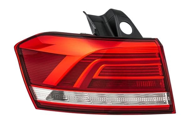 Achterlicht Links (extern, LED, kleur indicator red, kleur van het glas red) past: VW PASSAT B8 Stationwagon 08.14-01.19