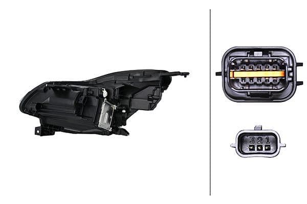 Koplamp Rechts (LED) past: RENAULT CAPTUR II 11.19-12.23