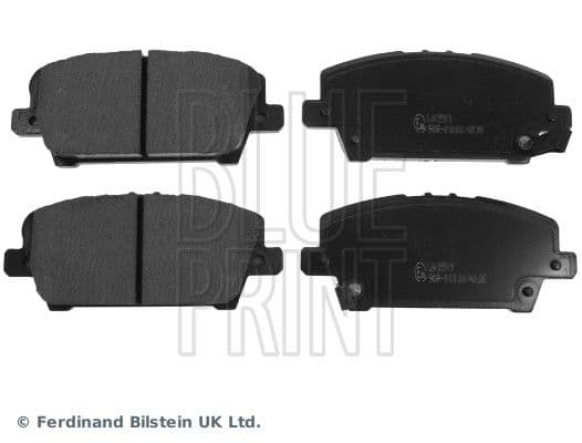 Remblokken set Voor , past: HONDA CIVIC VIII 1.3-2.2D 09.05-12.13