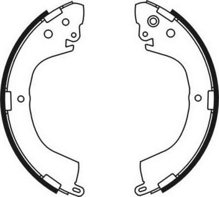 Remschoen past: MITSUBISHI DELICA / SPACE GEAR, L 300 III, L200, L200 / TRITON, L400, PAJERO I 2.0-2.8D 01.83-12.15