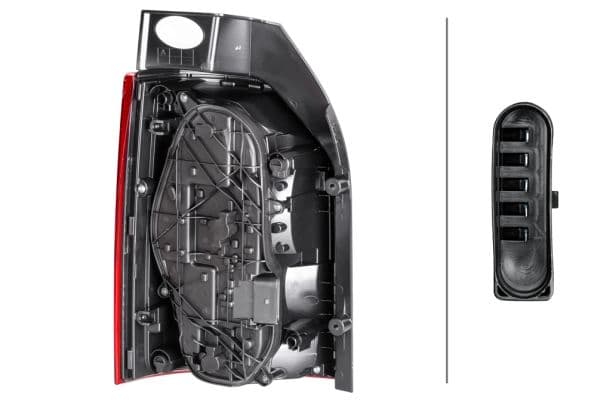 Achterlicht Rechts (P21/5W/W21W/W5W) past: VW CALIFORNIA T6 CAMPER, MULTIVAN T6, TRANSPORTER T6, TRANSPORTER T6 / CARAVELLE T6 Bus / Oversize lichaam