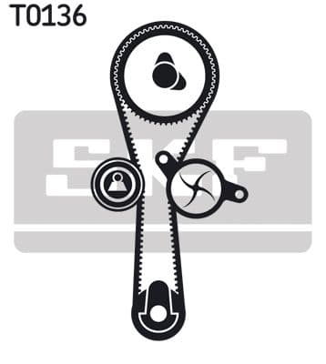 Timing belt set