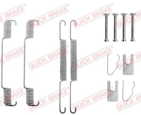 Accessory Kit, brake shoes