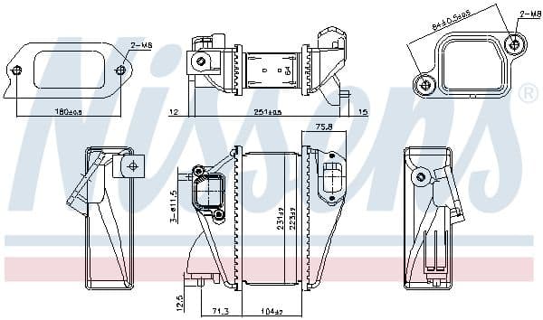 Toevoerluchtkoeler past: HONDA HR-V 1.5/1.6D 08.15-