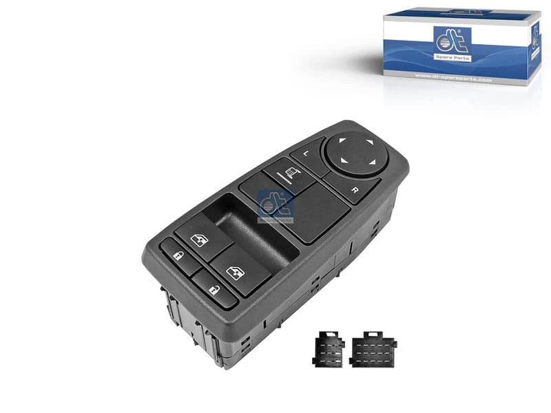 Auto raam regulator schakelaar Voor Links (controle van ramen en spiegels) past: MAN TGA, TGS I, TGX I 06.05-