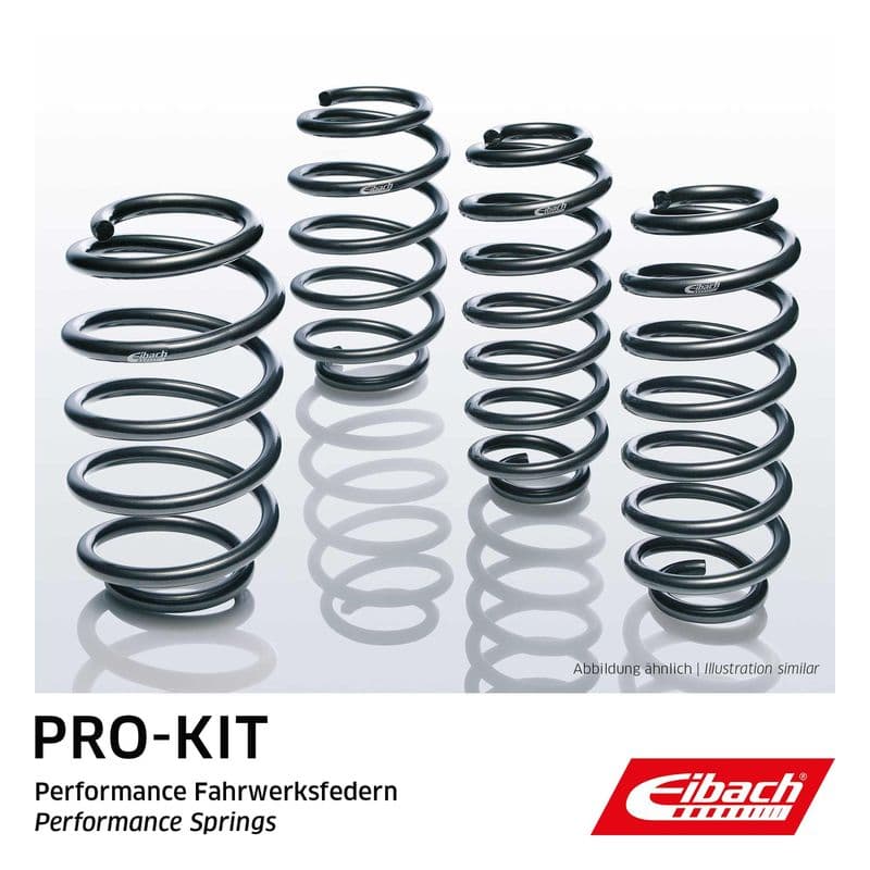 Verlagingsveren, Pro-Kit, 4pcs, (35-40mm / 35-40mm)  (770kg / 715kg)  past: OPEL KADETT E 1.2-1.8 09.84-05.92