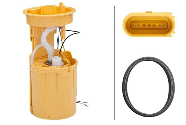 Elektrische brandstofpomp (in huisvesting) past: VW CALIFORNIA T5 CAMPER, MULTIVAN T5, TRANSPORTER T5 1.9D/2.5D 04.03-11.09