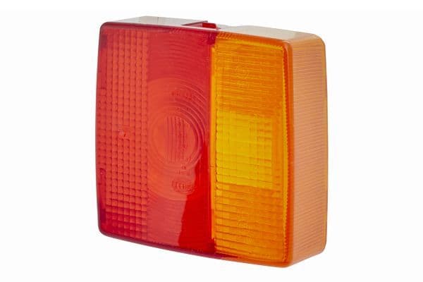 Lampenkap, achter Links/Rechts oranje/red