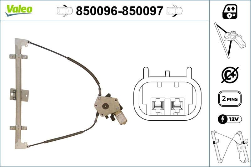 Radiatorventilator (met huisvesting) past: FORD C-MAX II, FOCUS III, GRAND C-MAX, KUGA II  FORD USA ESCAPE  LINCOLN MKC 1.5-2.3 02.11-