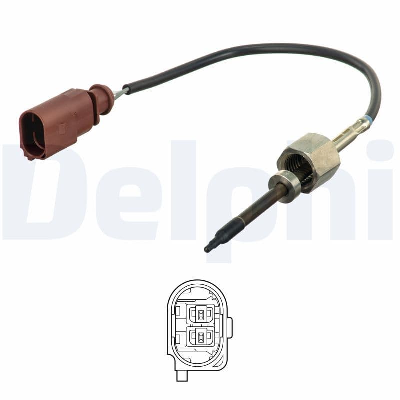 Uitlaatgastemperatuursensor (Vóór DPF) past: VW CRAFTER 30-35, CRAFTER 30-50 2.5D 04.06-05.13