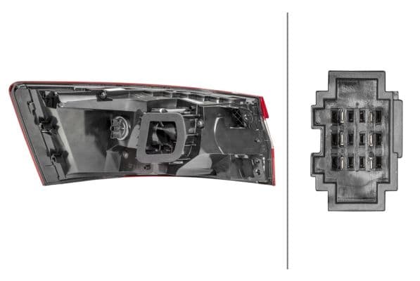 Achterlicht Rechts (extern, LED, achteruitrijlicht) past: SKODA SUPERB III Saloon 03.15-05.19