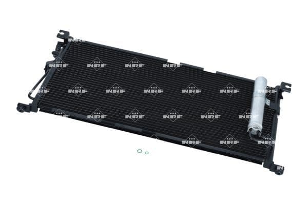 A/C condensator (met droger) past: MITSUBISHI LANCER CARGO, LANCER VI, LANCER VII 1.3/1.6/2.0 01.98-12.13