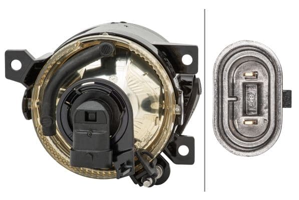 Mistlamp Voor Links (HB4) past: SEAT MII  SKODA CITIGO  VW AMAROK 2H, GOLF V, JETTA III, SCIROCCO III, UP 10.03-