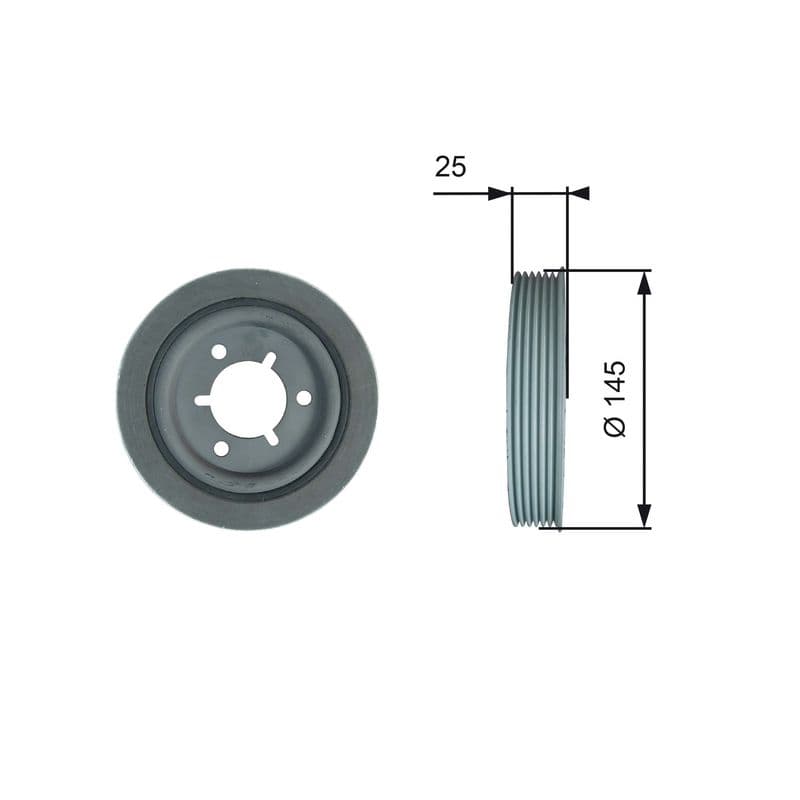 Belt Pulley, crankshaft