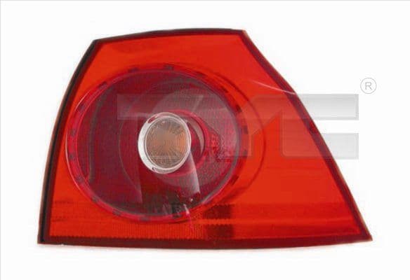 Achterlicht Links (extern, kleur indicator oranje, kleur van het glas red) past: VW GOLF V Hatchback 10.03-02.09