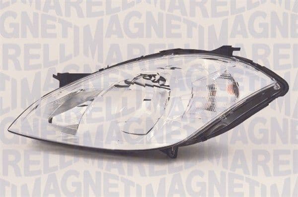 Koplamp Links (H7/H7/PY21W/W5W, pneumatisch, met motor, kleur invoegen: verchroomd) past: MERCEDES A-KLASA W169 05.08-06.12