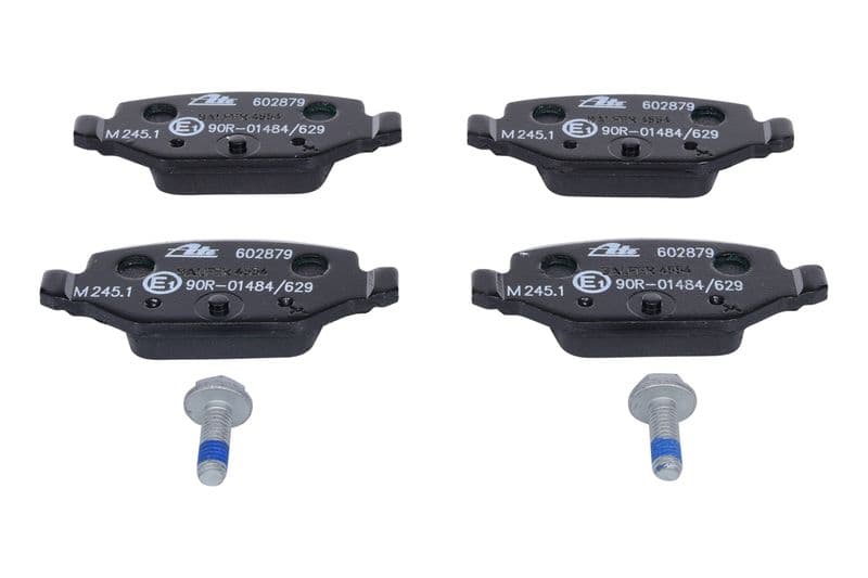 Remblokken set Achter (met remklauw geleidingsbouten), past: ABARTH 500 / 595 / 695, 500C / 595C / 695C  CITROEN E-MEHARI  FIAT 500, 500 C, DOBLO, FIORINO, IDEA, PANDA, PUNTO 0.9-Electric 09.99-