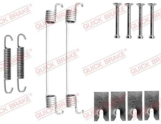 Accessory Kit, brake shoes