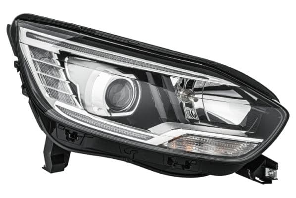 Koplamp Rechts (H7/H7/PY21W, elektrisch, met motor, met gloeilamp) past: RENAULT GRAND SCENIC IV 12.16-