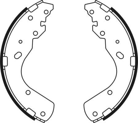 Remschoen past: FORD RANGER  MAZDA B-SERIE, BT-50 2.0-4.0 01.85-